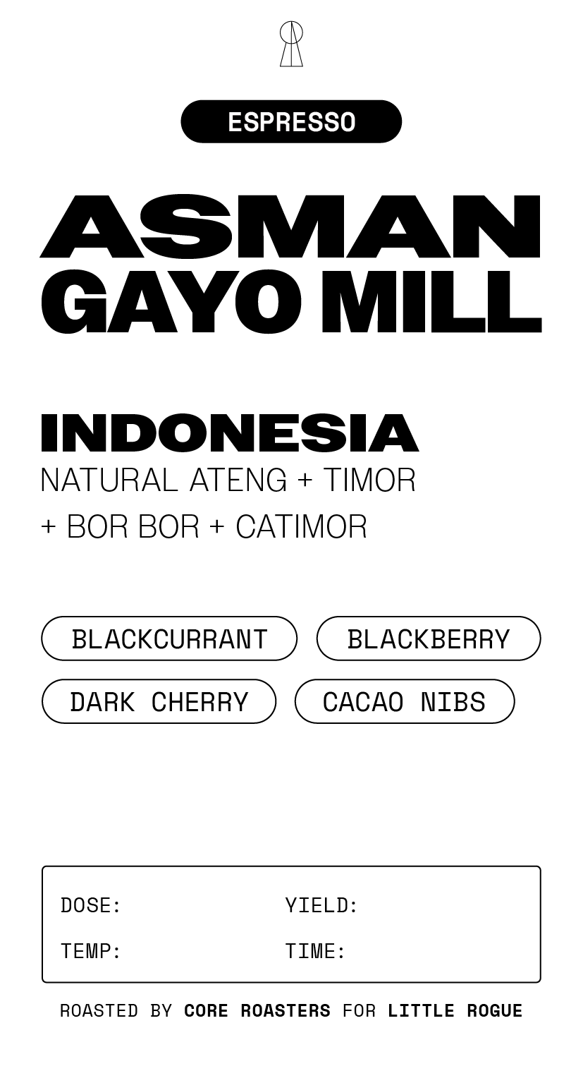 Asman Gayo Mill - Espresso